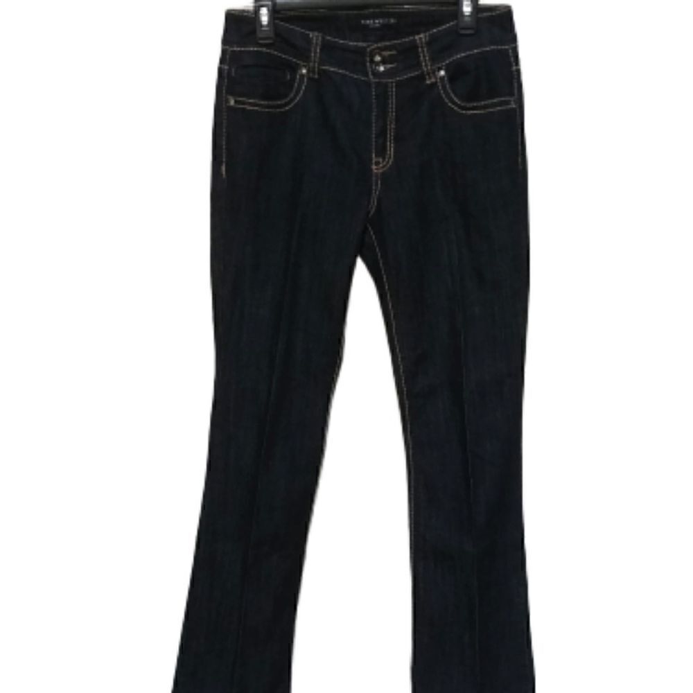 Nine West Embellished Pocket Dark Jean- 6R - Picture 2 of 4